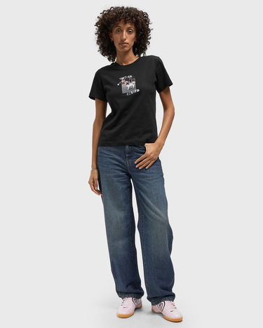 T-paita CLOSED Printed T-Shirt with 'Better Stay Closed' Dog Graphic Musta | C95927-44H-PR-100, 1