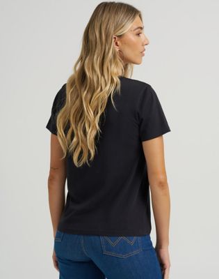 T-paita Wrangler Lainey Wilson Regular T-Shirt Musta | 112374958:XS, 2