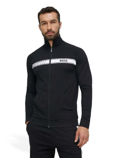 Huppari BOSS Authentic Full Zip Jacket Musta | 50496746