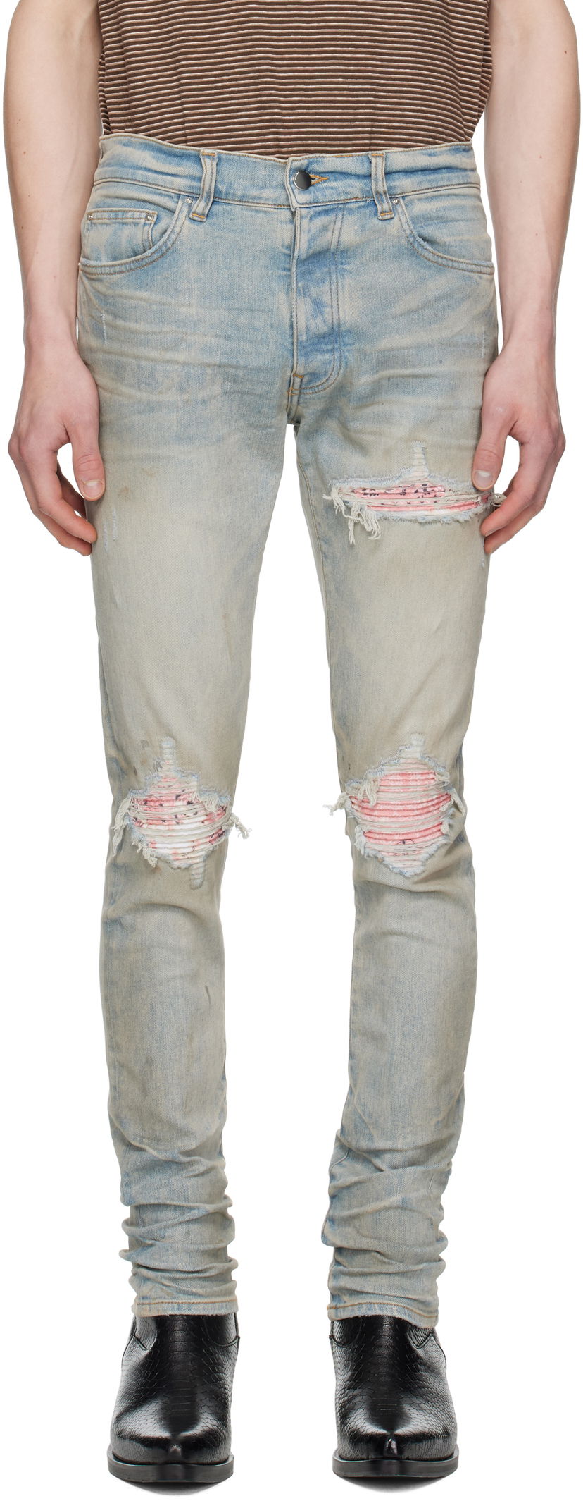 Jeans AMIRI AMIRI MX1 International Jeans Sininen | AMDNSY1154