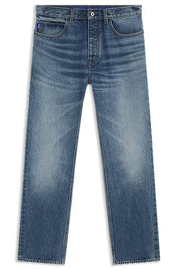 Jeans BOSS Regular Fit Rigid Denim Jeans Sininen | 50541638
