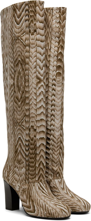 Vaatteet LEMAIRE Lemaire FreelingWaters Edition Round Toe High Boots Ruskea | FO0131 LF1333, 3