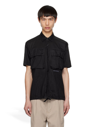Paita C.P. Company Light Shirt Musta | 14CMSH284A-006506G