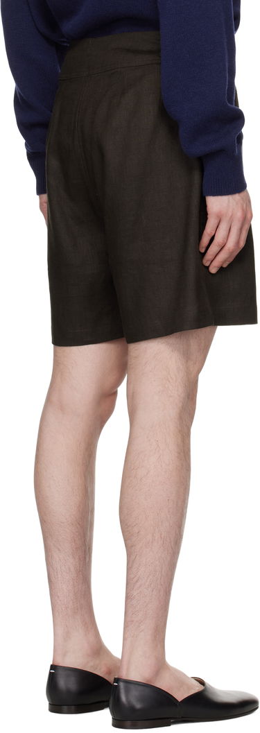 Shortsit Bode Bode Linen Cot Shorts Ruskea | MRS25BT056, 2