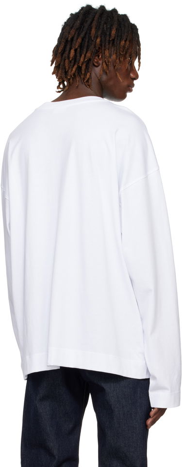Villapaita Dries Van Noten Dries Van Noten Long Sleeve T-Shirt Valkoinen | 251-021112-1603, 2