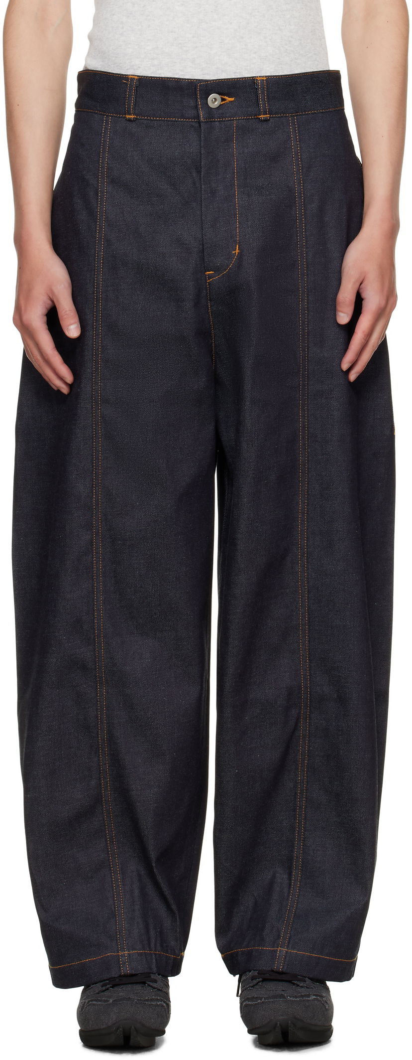 Jeans sage NATION SAGE NATION Welt Jeans Sininen | S083 WELT TROUSER DENIM DENIM