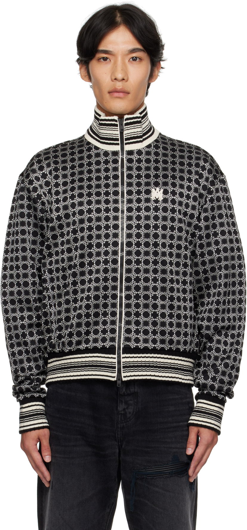 Takki AMIRI AMIRI MA Quad Track Jacket Musta | AMOUTJ1010