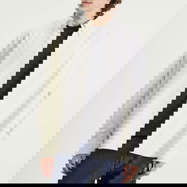 Paita Studio Nicholson Studio Nicholson Button Down Shirt, Size Large Beige | RUSKINSNM1152-KHS, 2