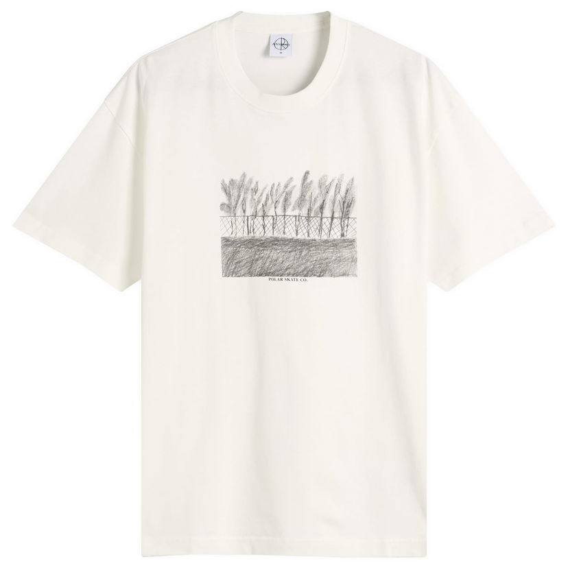 T-paita Polar Skate Co. Fence Graphic T-Shirt, Small Valkoinen | PSC-F25-28-CWH
