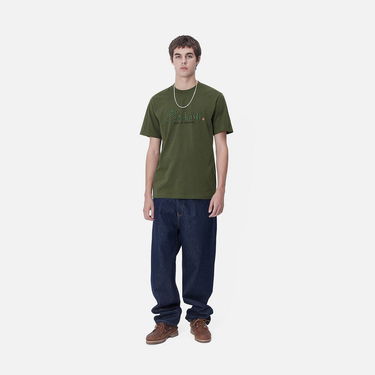 T-paita Carhartt WIP Paradise Script Graphic T-Shirt Vihreä | I033948_9, 1