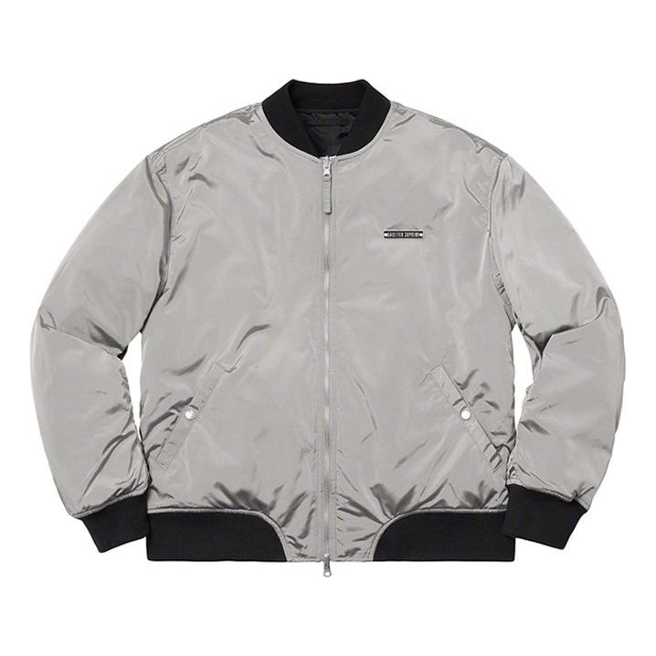 Bomber-takki Supreme Reversible Backpack Bomber Jacket Harmaa | SUP-SS19-833