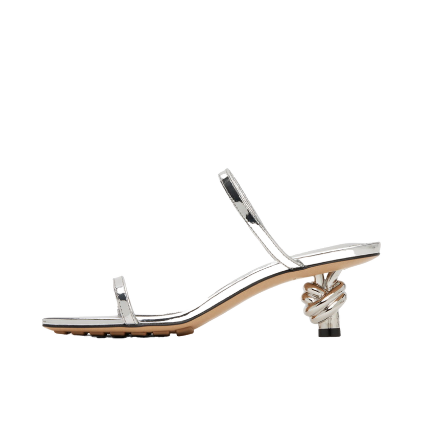 Tennarit ja kengät Bottega Veneta Knot Mules Metallinen | 780298 V3VO0