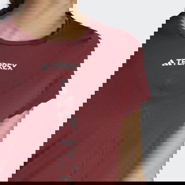 T-paita adidas Performance Terrex Agravic Trail Running Tee Burgundia | HZ6262, 6