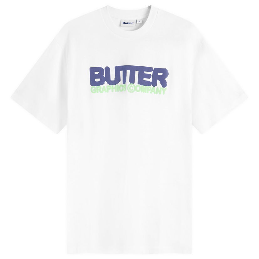 T-paita Butter Goods Program White T-Shirt Valkoinen | BGQ4240264-WHT