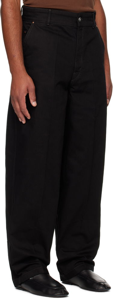 Jeans LEMAIRE LEMAIRE Maxi Barrel Workwear Jeans Musta | PA1261 LD1055, 1