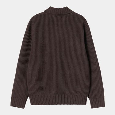 Takki Carhartt WIP Carhartt WIP Chore Knit Jacket Ruskea | I035399_9, 1