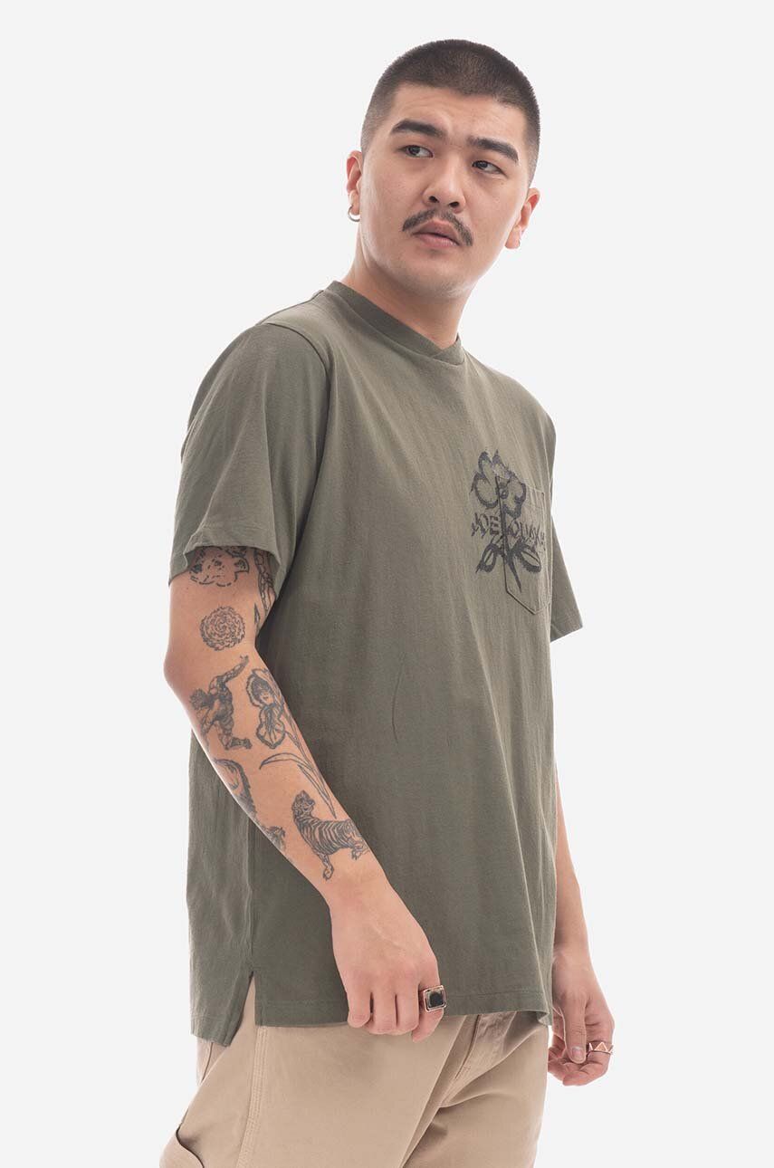 T-paita Engineered Garments T-Shirt With Print Vihreä | 23S1H010.NLP016A, 1