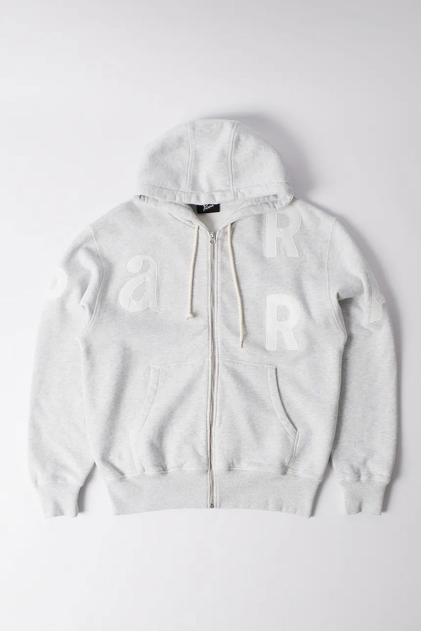 Huppari By Parra Parra Word Salad Full-Zip Hoodie Harmaa | 54130