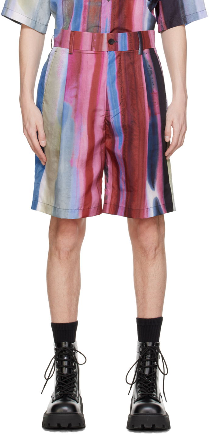 Shortsit Feng Chen Wang Feng Chen Wang Rainbow Print Shorts Monivärinen | FUS17ST05