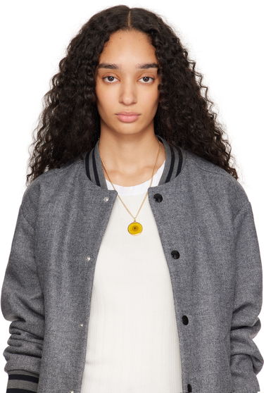 Kaulakoru A.P.C. A.P.C. Anastasia Barbieri Fortuna Necklace with Four-Leaf Clover Pendant Metallinen | MEAEH-F70857, 3