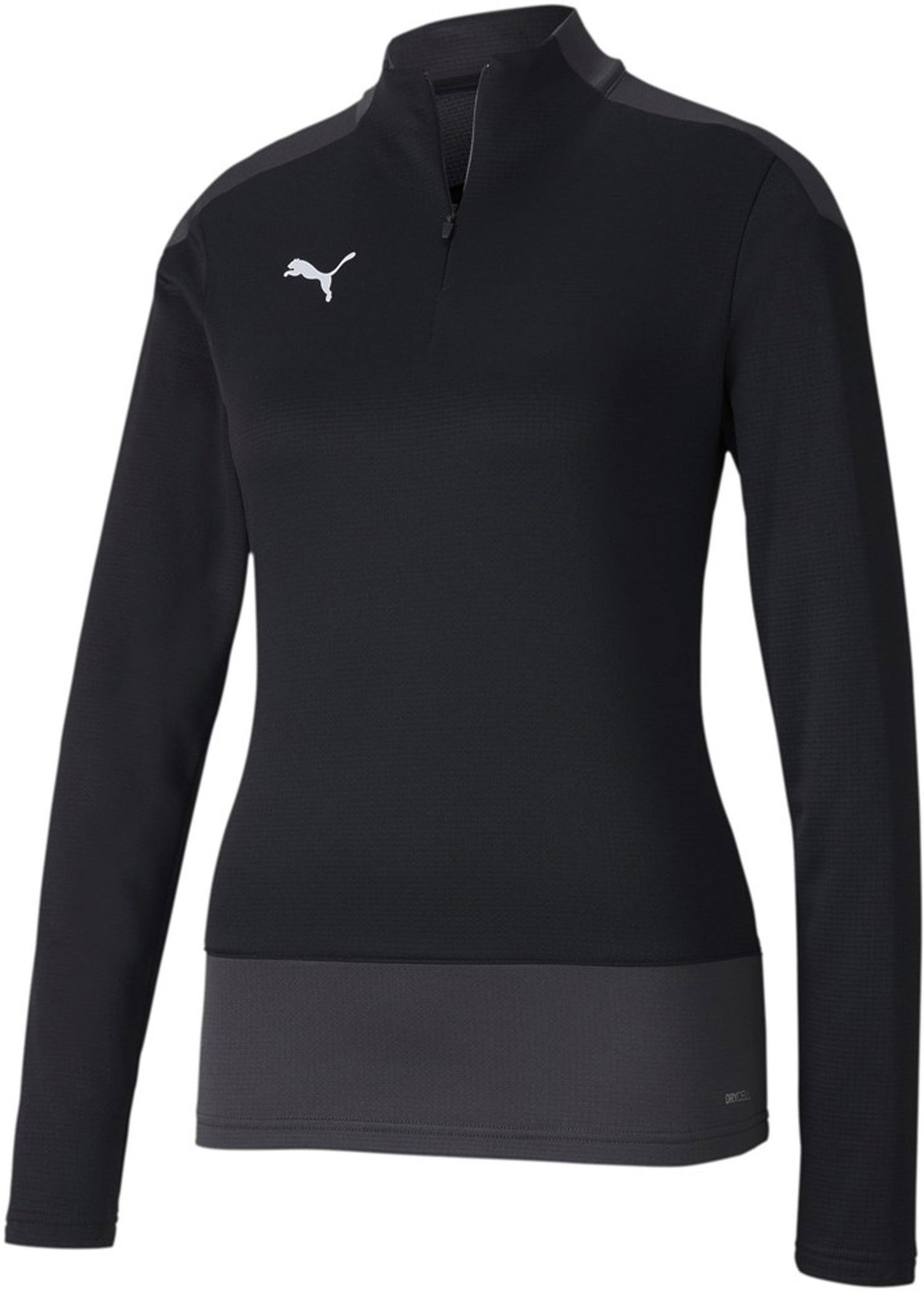 T-paita Puma teamGOAL 23 1/4 Zip Musta | 656937-003, 0