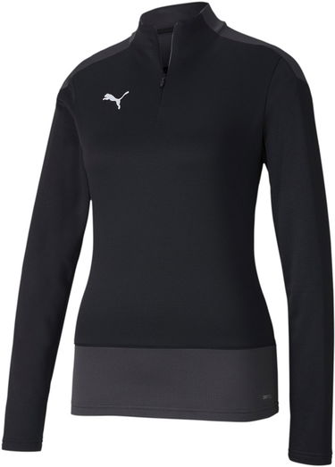 T-paita Puma teamGOAL 23 1/4 Zip Musta | 656937-003, 0
