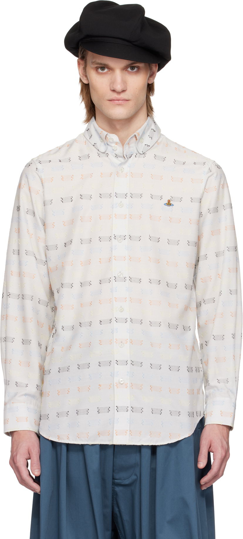 Paita Vivienne Westwood Vivienne Westwood Krall Two Button Shirt Valkoinen | 24010005-W012W-