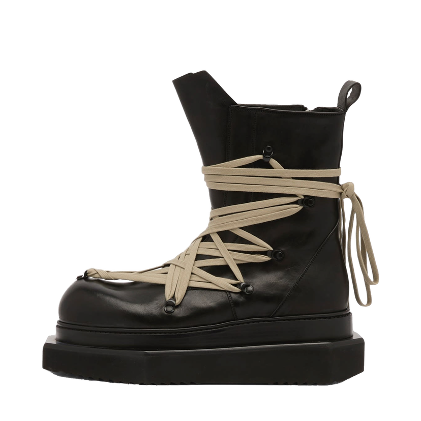 Tennarit ja kengät Rick Owens Rick Owens Megalace Turbo Cyclops Boots Size EU 40 Musta | RU02E1872-LGYW1-09