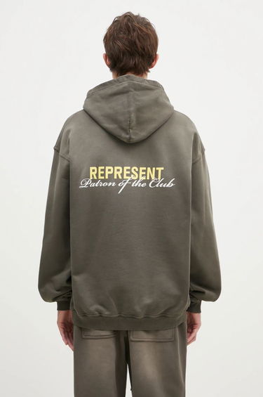 Huppari Represent Clo Represent Patron Of The Club Hoodie Vihreä | MLM4270.16, 0