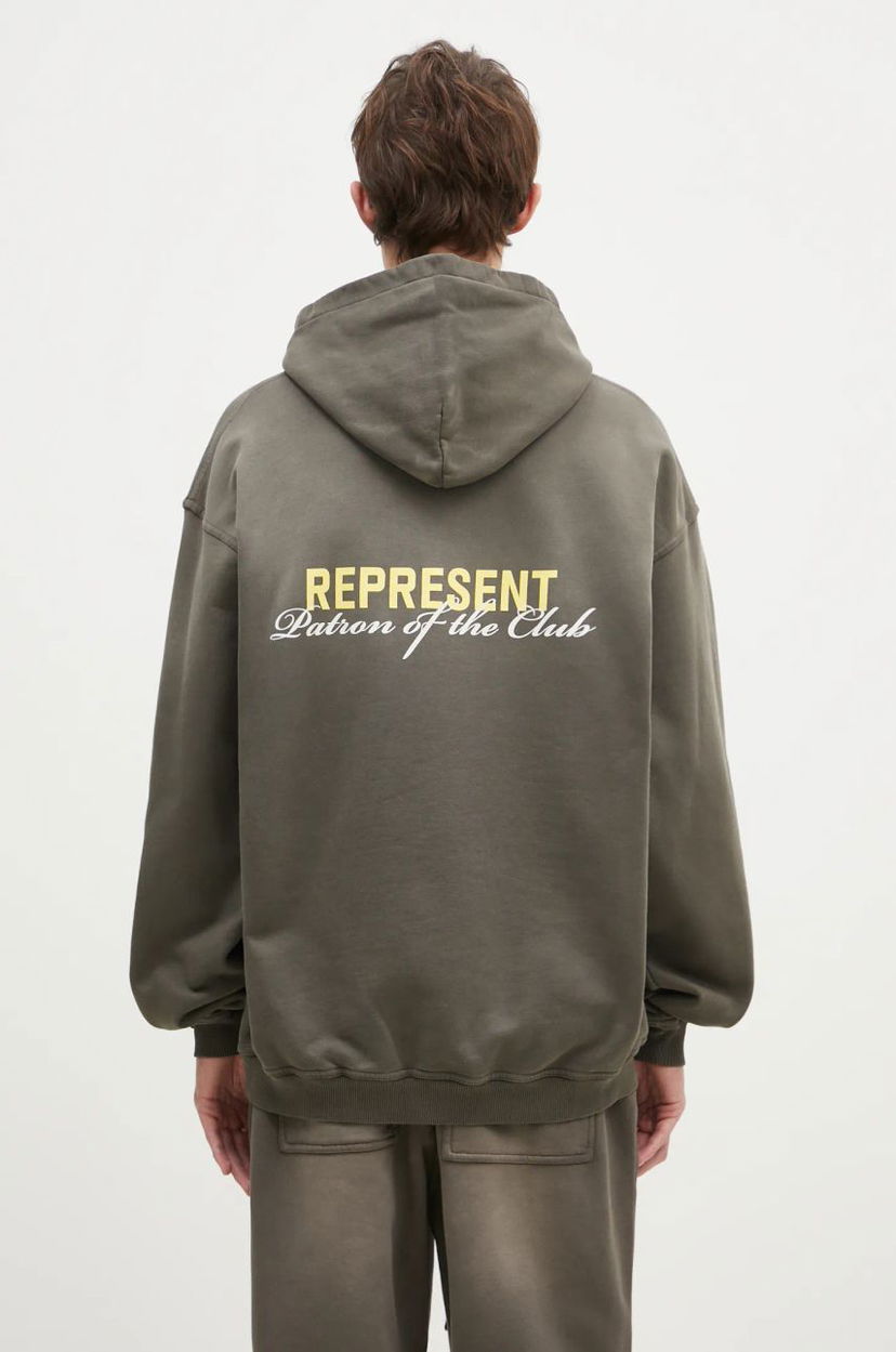 Huppari Represent Clo Represent Patron Of The Club Hoodie Vihreä | MLM4270.16