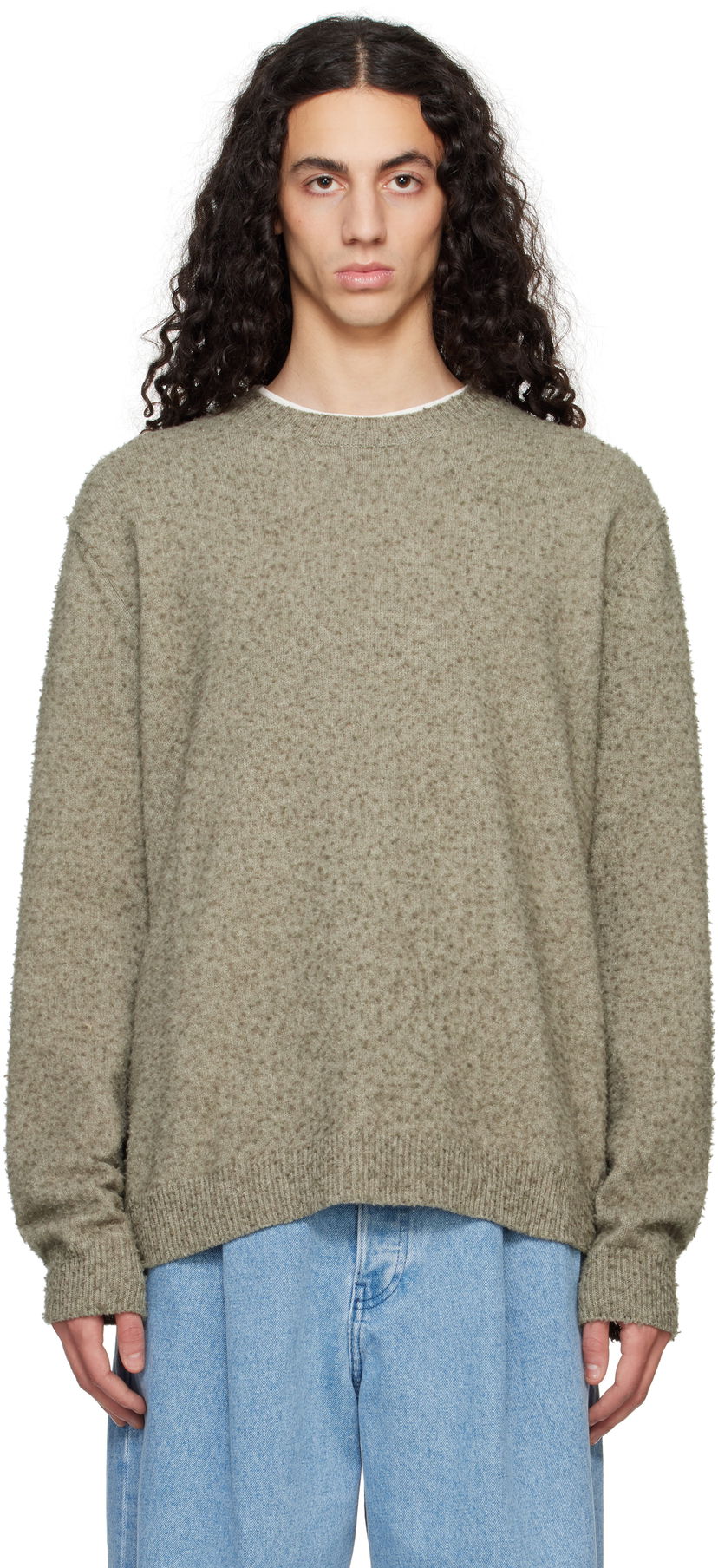 Villapaita Maison Margiela Maison Margiela Pilling Sweater Vihreä | S50HL0033 M13108