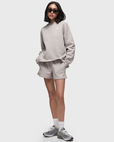 Huppari New Balance Linear Heritage Brushed Back Fleece Crewneck Moonrock Harmaa | WT33532-MNK, 2
