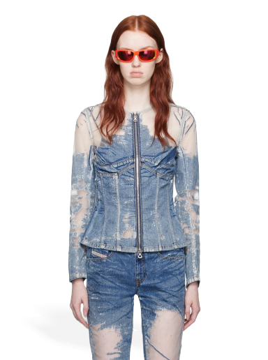 Takki Diesel De-Milly-Fsd1 Denim Jacket Sininen | A12556 068JH