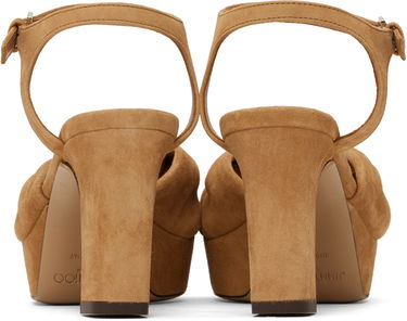 Asusteet Jimmy Choo Jimmy Choo Heloise 80 Suede Heeled Sandals Ruskea | HELOISE 80, 1