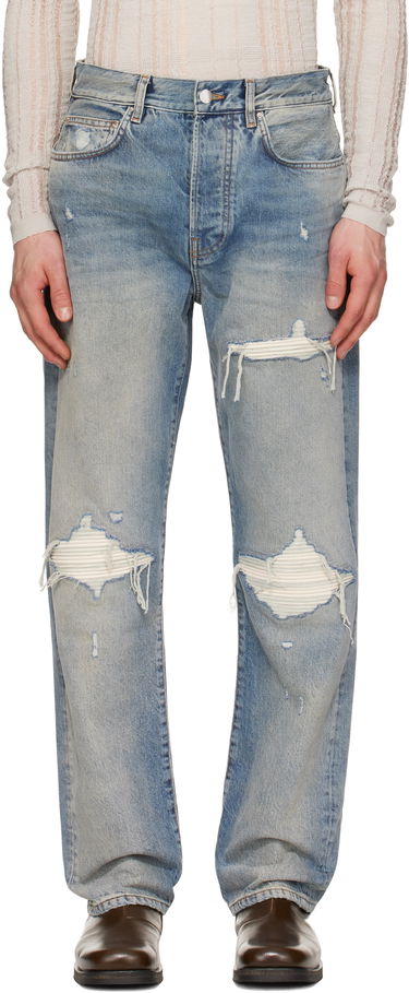 Jeans AMIRI AMIRI Suede Straight MX1 Jeans Sininen | AMDNGH1085, 0