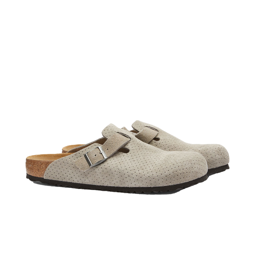 Tennarit ja kengät Birkenstock Boston Stone Coin Embossed Dots Harmaa | 1027040