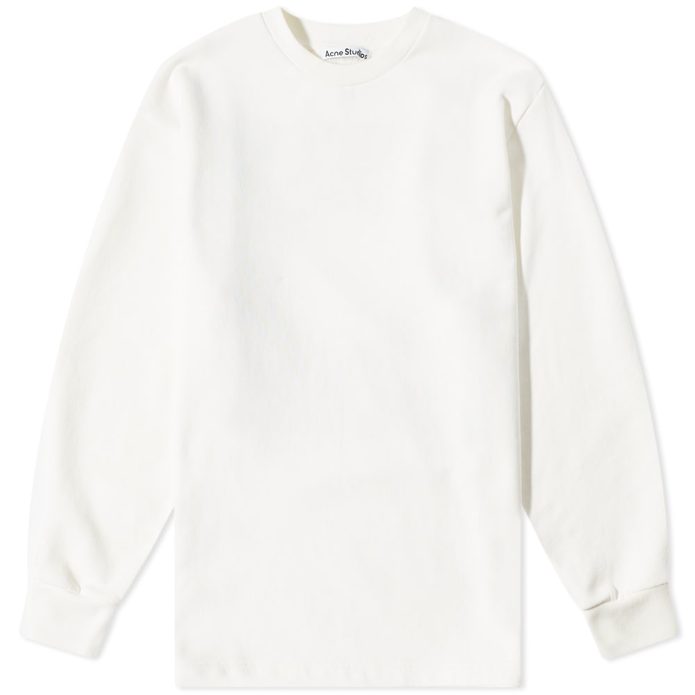Villapaita Acne Studios Fin Circus Logo Crew Off White Valkoinen | BI0169-AEG, 0