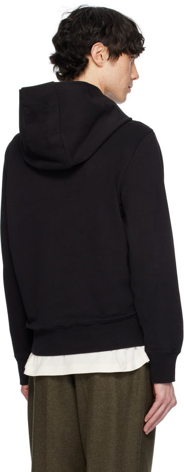Huppari Moncler Moncler Cotton Logo Patch Hoodie Musta | K10918G0003589AUJ, 2