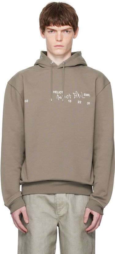 Huppari HELIOT EMIL Heliot Emil Fulgens Hoodie Harmaa | PREAW25_M_08_081_DST19, 0