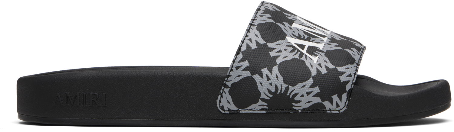 Tennarit ja kengät AMIRI MA Quad Canvas Slides Musta | AMFOSL1006, 0