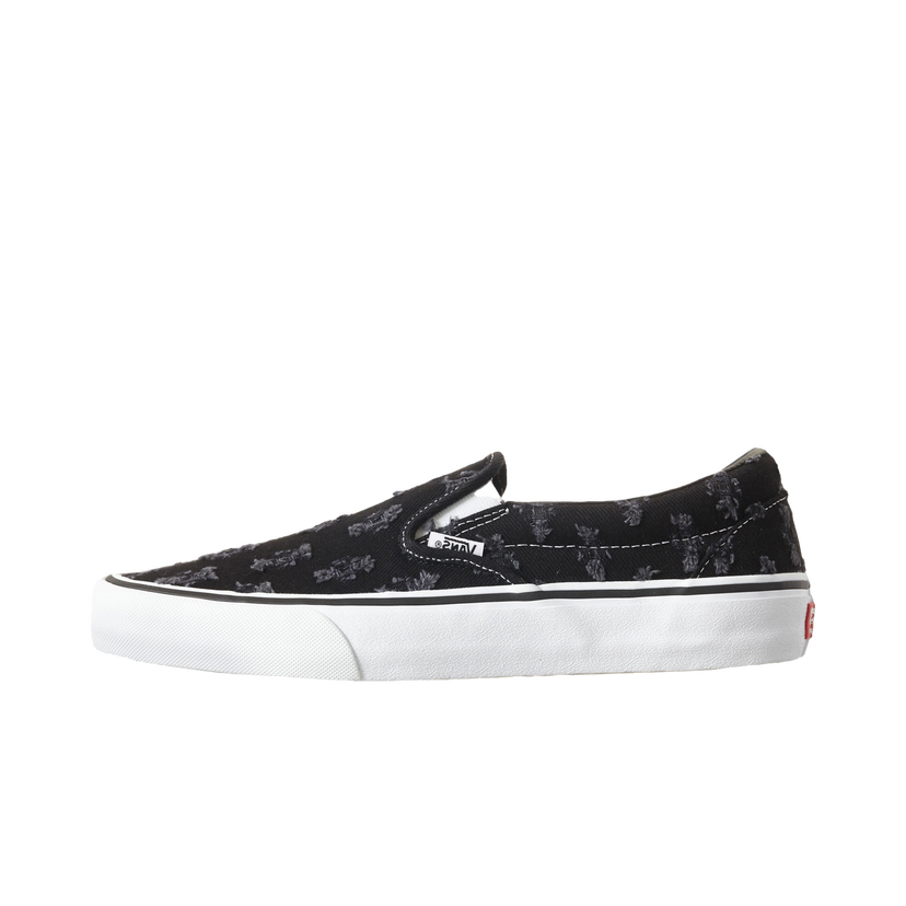 Tennarit ja kengät Vans Slip-On Supreme Hole Punch Denim Black Musta | VN0A38DD2DC