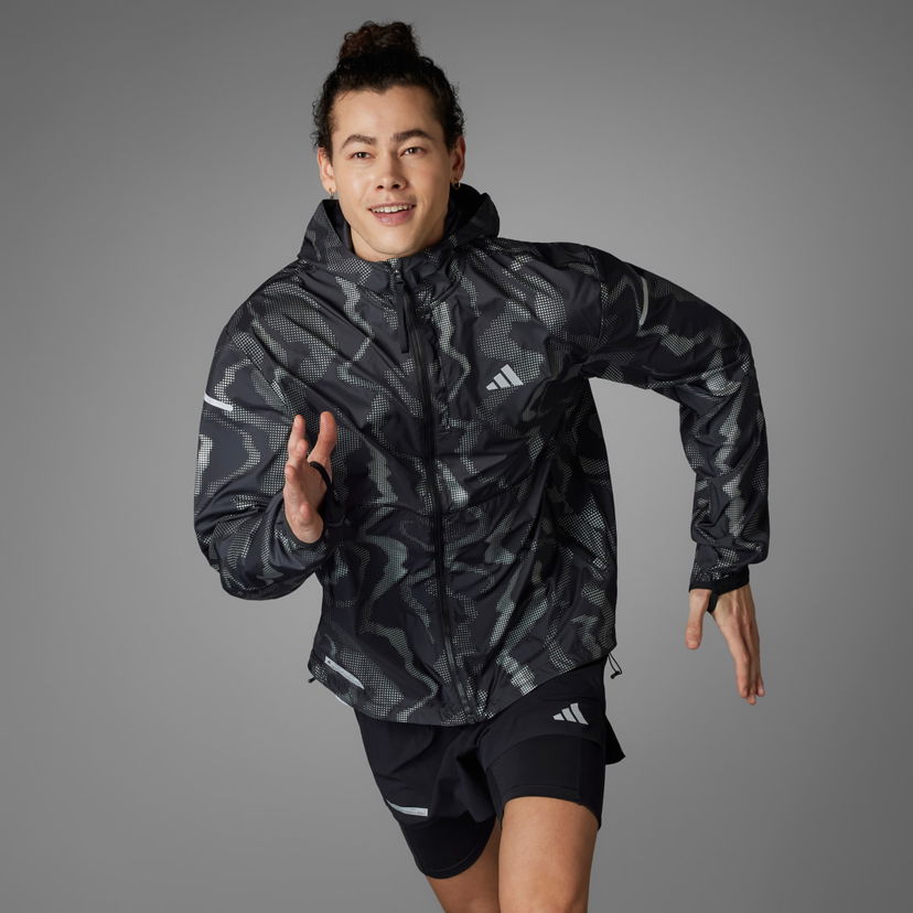 Tuulitakki adidas Performance Ultimate Windbreaker Musta | IT3498