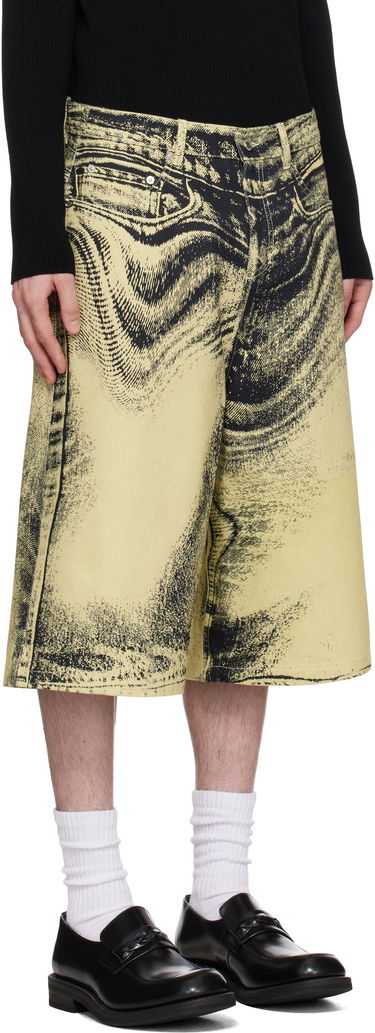 Shortsit Camper CAMPERLAB Distorted Denim Shorts Keltainen | AU00007-005, 1