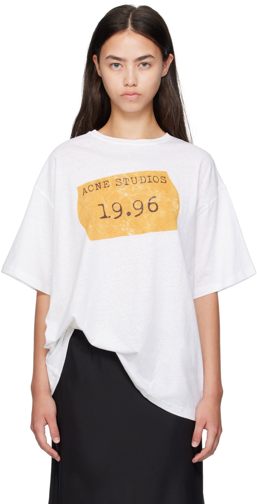 T-paita Acne Studios Acne Studios 1996 Logo T-Shirt Valkoinen | CL0355-