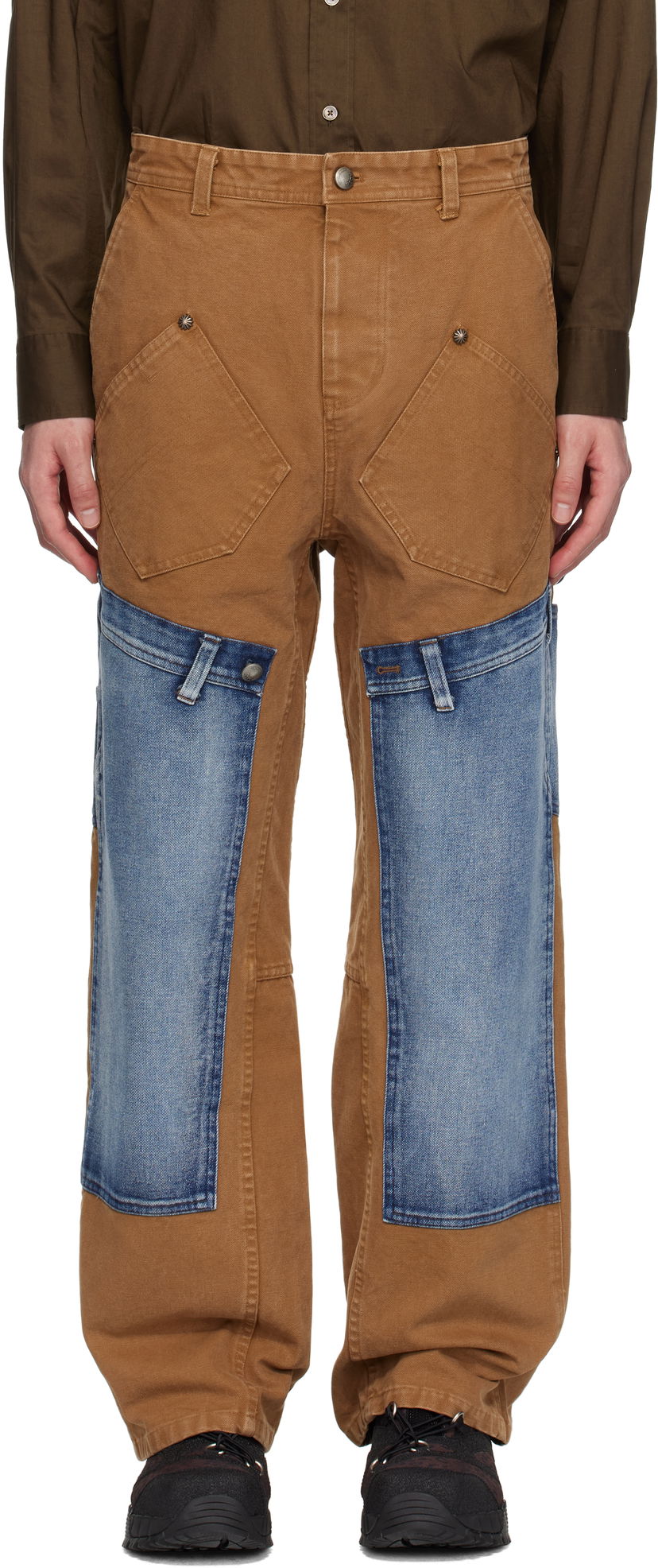 Jeans Andersson Bell Andersson Bell Re-Make Carpenter Jeans Ruskea | apa810u