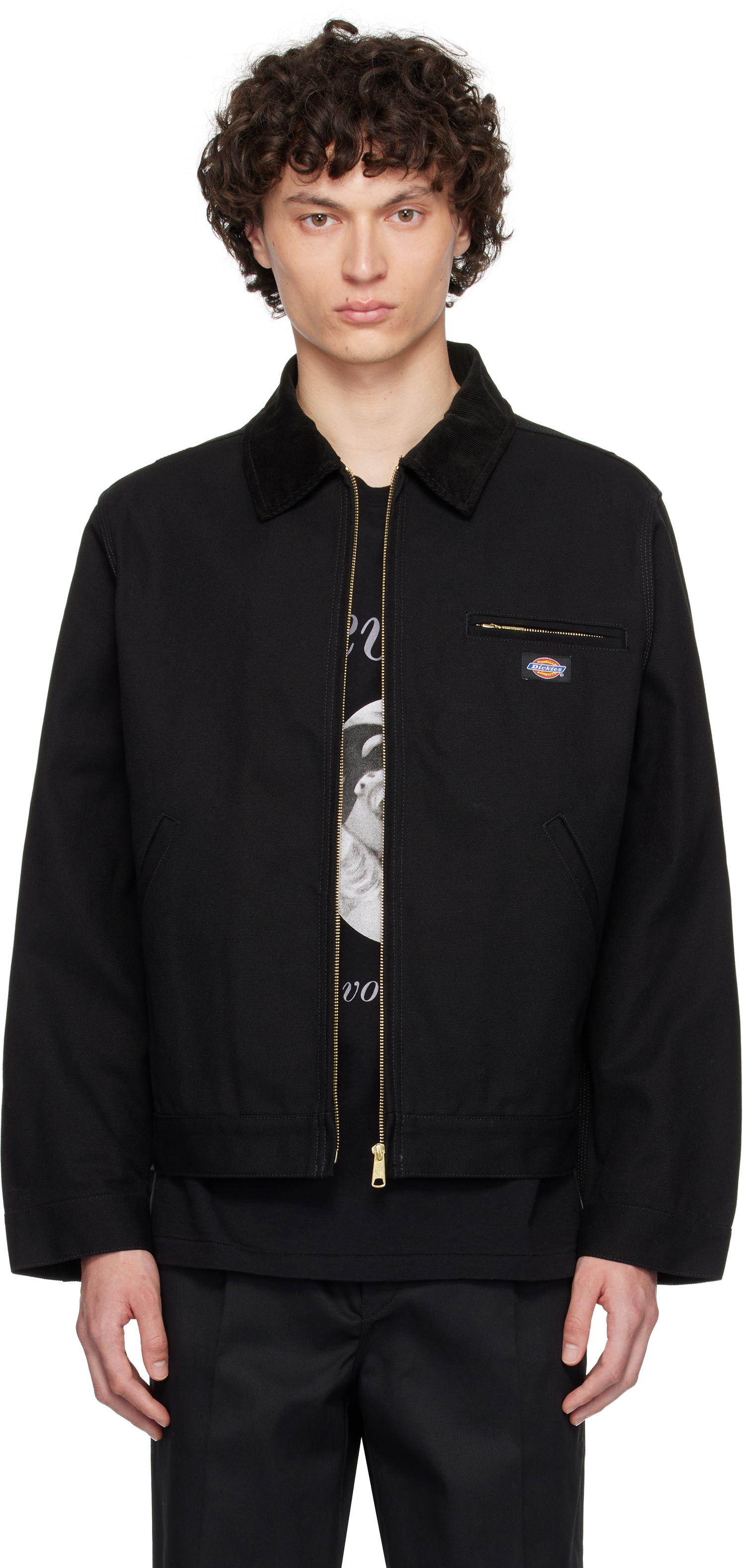 Takki WACKO MARIA WACKO MARIA x Dickies Work Jacket Musta | 25SS-WMO-DC01, 0