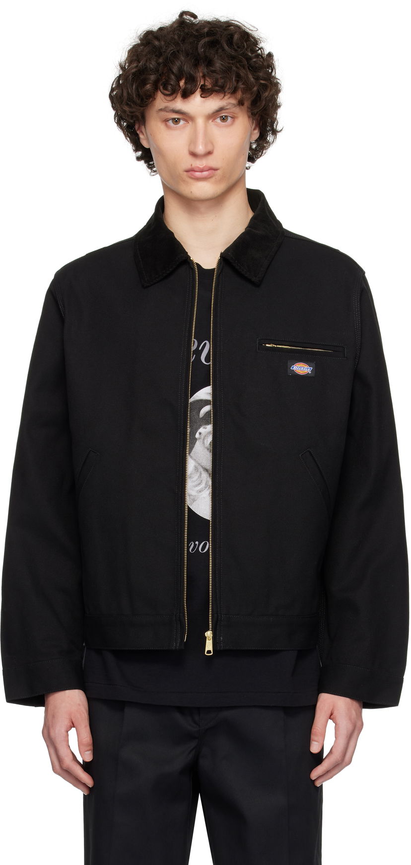 Takki WACKO MARIA WACKO MARIA x Dickies Work Jacket Musta | 25SS-WMO-DC01