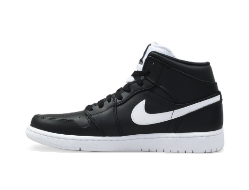 Rajoitettu erä Jordan Air Jordan 1 Retro Mid "Black White" Musta | 554724-038