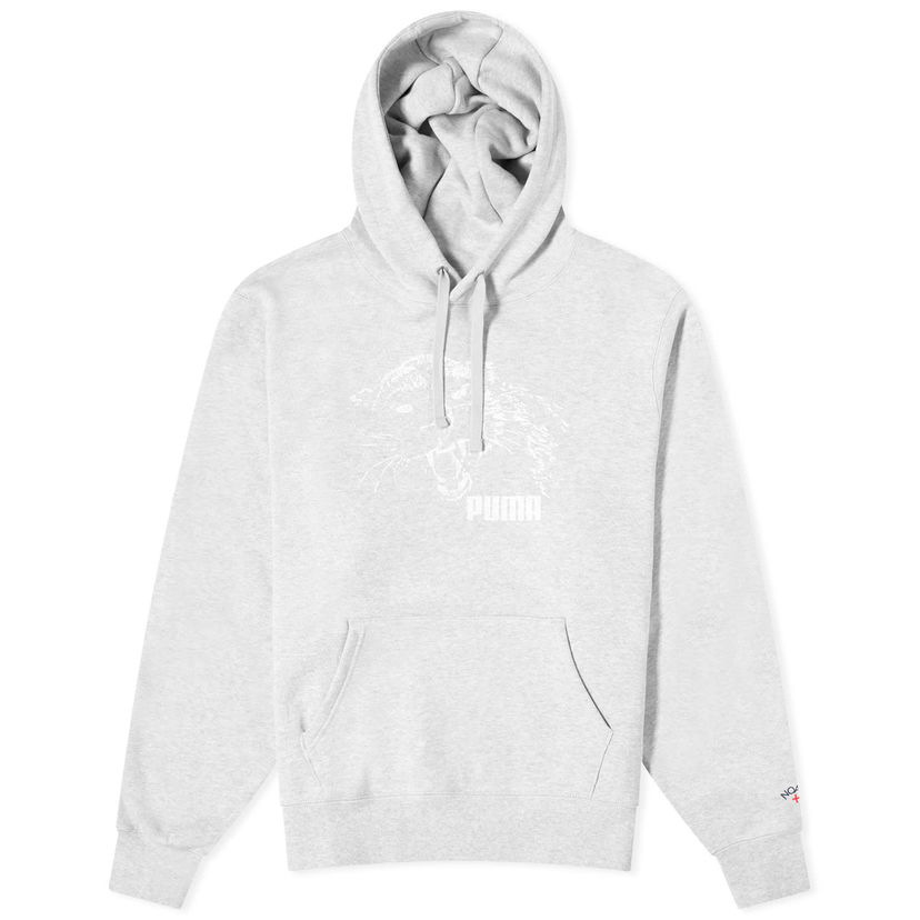 Huppari Puma Men's x NOAH Graphic Hoodie Light Gray Heather Harmaa | 623872-04