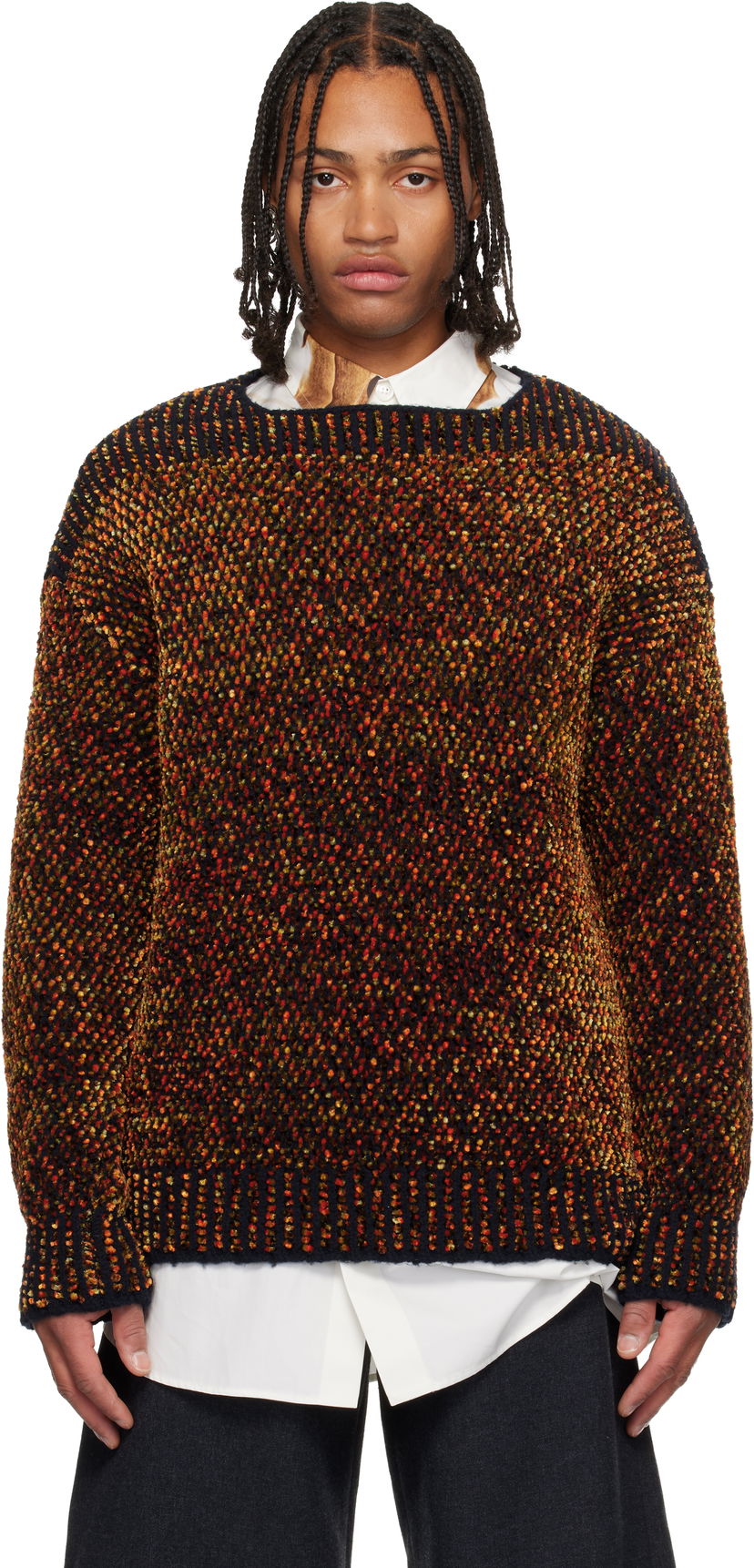 Villapaita Dries Van Noten Dries Van Noten Jacquard Sweater Monivärinen | 252-021221-2728